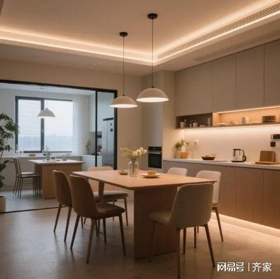 的现代简约餐厅温馨到犯规！CQ9电子登录哇塞 这家(图2)